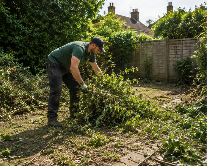 Garden Clearance carried out by J Lamb Tree Surgery