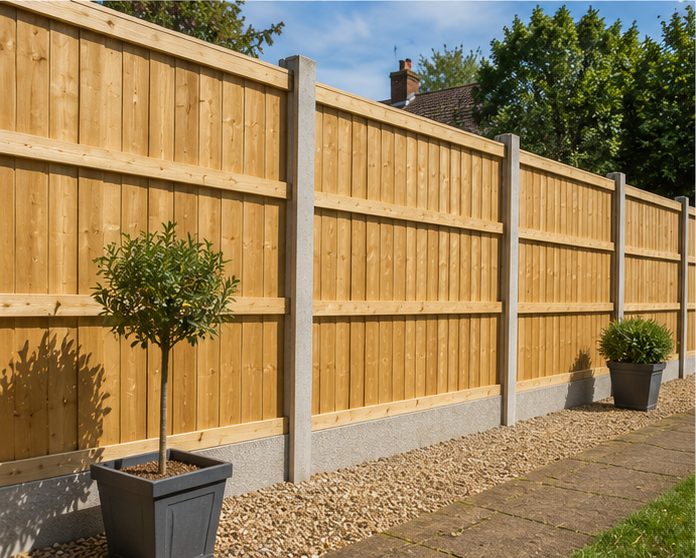 Garden Fencing carried out in Filton
