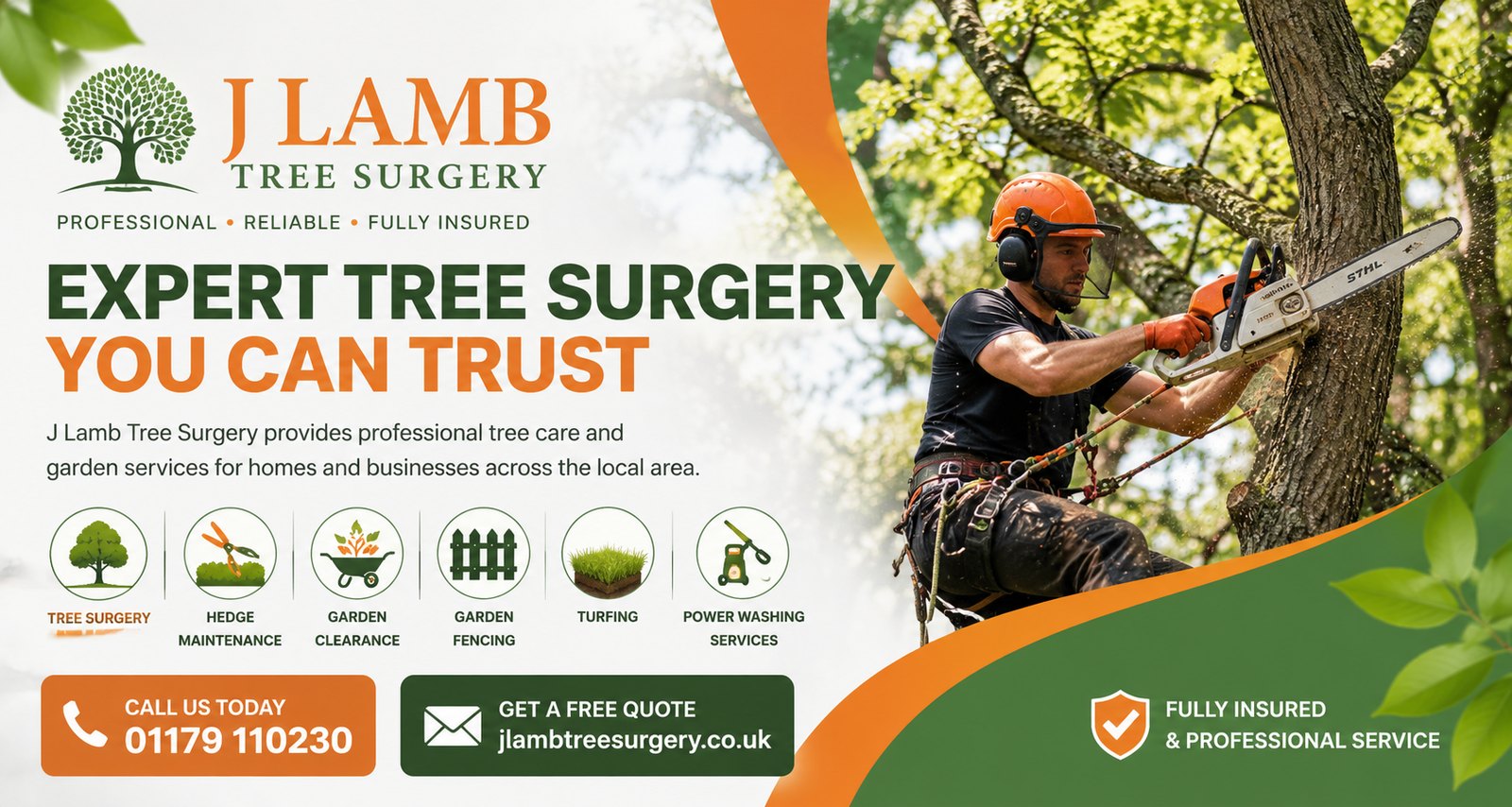 J Lamb Tree Surgery — tree surgery in Filton